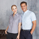 Men's short-sleeved Oxford shirt