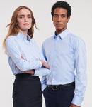 Russell Athletic Collection Long Sleeve Herringbone Shirt