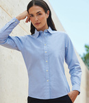Henbury Ladies Long Sleeve Classic Oxford Shirt