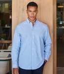 Henbury Modern Long Sleeve Classic Fit Oxford Shirt