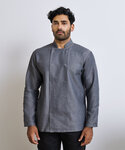 Denim chef's jacket