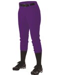 Girls' Fastpitch Softball Pants with Belt Loops
