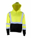 Unisex Hi-Vis Hooded Sweatshirt