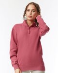 Unisex Garment-Dyed Quarter-Zip Sweatshirt